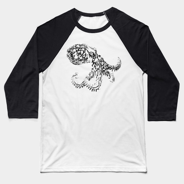 Octopus Baseball T-Shirt by Nimmersatt